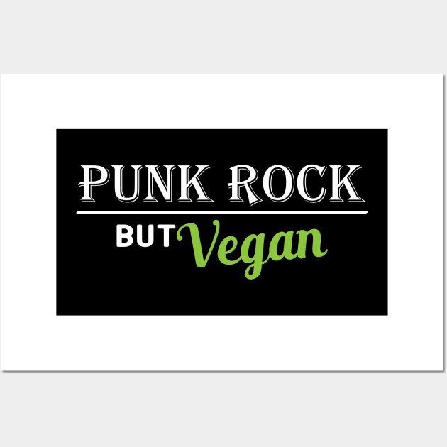 Vegetarian - Funk Rock but vegan Wall Art by KC Happy Shop